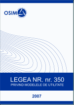 Legea nr. 350/2007, privind modelele de utilitate